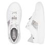 Rieker Laced Platform May Trainer - White Silver